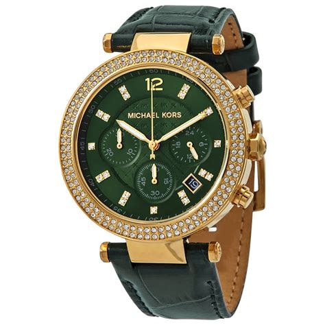 michael kors green watch